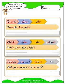 ö sesi Çalışma Sayfaları